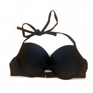 Aerie Black Underwire Push-up Bikini Top